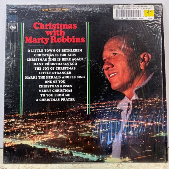 Christmas With Marty Robbins Country Vinyl LP Columbia CS 9535 In Shrink - Picture 4 of 6